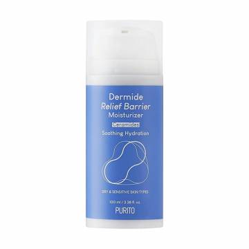 Увлажняющий барьерный крем для лица Purito Dermide Relief Barrier Moisturizer с керамидами, 100 мл Увлажняющий барьерный крем для лица Purito Dermide Relief Barrier Moisturizer с керамидами, 100 мл