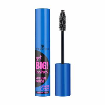 Водостойкая тушь для ресниц Essence Get Big! Lashes Volume Boost Mascara Waterproof Black, 12 мл Водостойкая тушь для ресниц Essence Get Big! Lashes Volume Boost Mascara Waterproof Black, 12 мл
