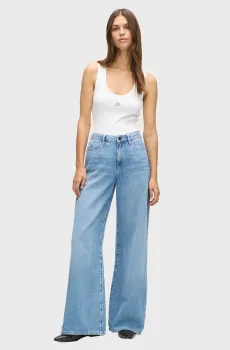 Женские голубые джинсы STUD DETAIL Голубой 28 Karl Lagerfeld B1W10047