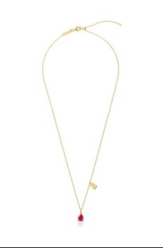 Серебряное колье с позолотой Tous