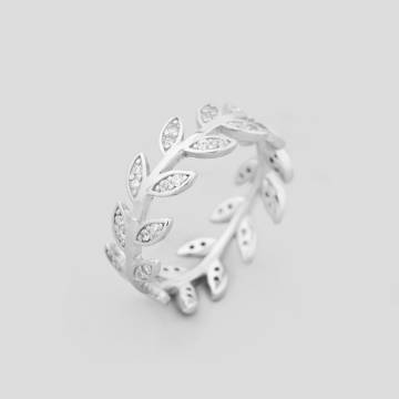 Серебряное кольцо Minimal 510535б-17 17 Серебряное кольцо Minimal 510535б-17 17