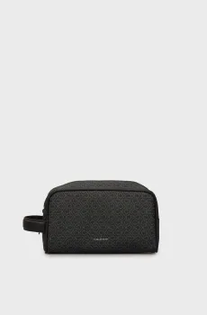 Мужской черный несессер с узором MUST MONO Черный ONESIZE Calvin Klein LV04D1041G