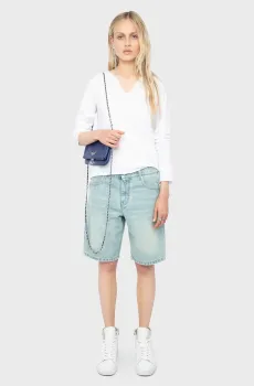 Женский белый лонгслив Henley Белый XS ZADIG&VOLTAIRE JWTN02640_WHITE