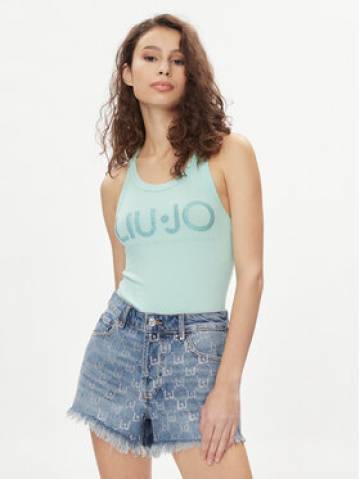 Liu Jo Топ MA4327 J4695 Зелений Slim Fit Liu Jo Топ MA4327 J4695 Зелений Slim Fit