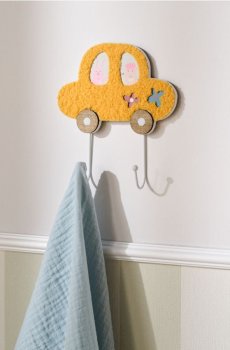 Настінна вішалка - жовтий