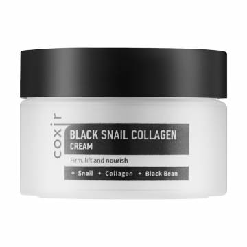 Антивозрастной питательный крем для лица Coxir Black Snail Collagen Cream, 30 мл Антивозрастной питательный крем для лица Coxir Black Snail Collagen Cream, 30 мл