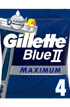 Одноразовые станки для бритья мужские (бритвы) Gillette Blue2 Max, 4 шт