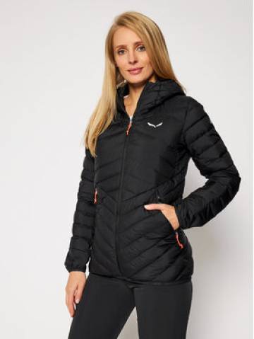 Salewa Пуховик W Brenda 27884 Чорний Regular Fit Salewa Пуховик W Brenda 27884 Чорний Regular Fit
