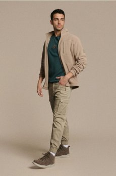 Штани карго - бежевий