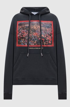 Серые худи Flowers Field