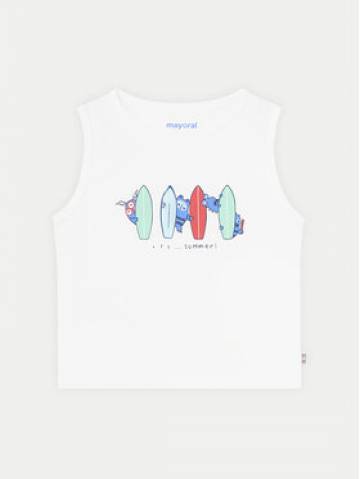 Mayoral Топ 1036 Білий Regular Fit Mayoral Топ 1036 Білий Regular Fit