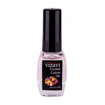 Масло для кутикулы Vizavi Professional Cuticle Oil Конфетти, 12 мл