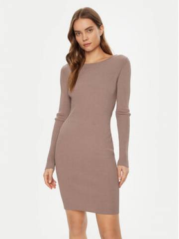 Guess Трикотажна сукня W5RK21 Z3L10 Бежевий Regular Fit Guess Трикотажна сукня W5RK21 Z3L10 Бежевий Regular Fit