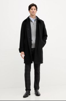 Пальто с добавлением шерсти BOSS Orange Ocozier