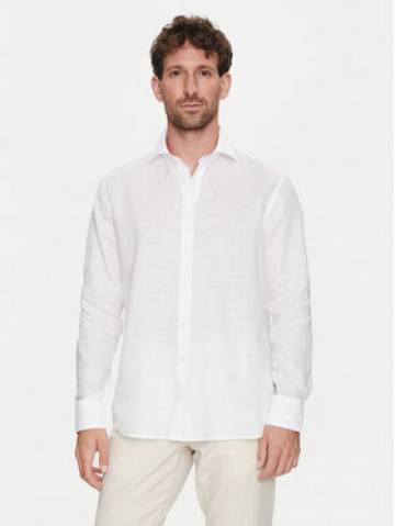 Bugatti Сорочка 9150 58540A Білий Slim Fit Bugatti Сорочка 9150 58540A Білий Slim Fit