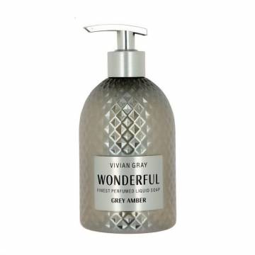 Крем-мыло для рук Vivian Gray Wonderful Grey Amber Finest Perfumed Liquid Soap, 500 мл Крем-мыло для рук Vivian Gray Wonderful Grey Amber Finest Perfumed Liquid Soap, 500 мл