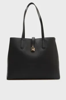 Женская черная кожаная сумка AUTOGRAPH Черный ONESIZE Karl Lagerfeld A3W30150