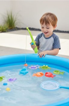 Набір для ловлі рибок для дітей - різнобарвний