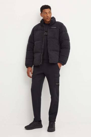 Куртка Columbia Puffect Sherpa мужская цвет чёрный зимняя 2086841 Куртка Columbia Puffect Sherpa мужская цвет чёрный зимняя 2086841