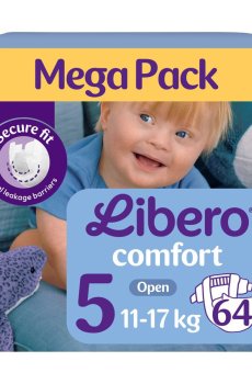 Подгузники Libero Comfort размер 5 (11-17 кг), 64 шт