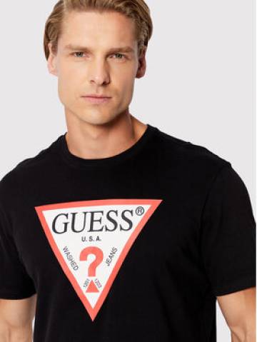 Guess Футболка M2GI68 KBA60 Чорний Regular Fit Guess Футболка M2GI68 KBA60 Чорний Regular Fit