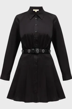 Женское черное платье MINI DRESS Черный L Michael Kors MS48282F4C