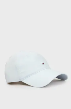 Женская голубая льняная кепка ESSENTIAL FLAG LINEN CAP Голубой ONESIZE Tommy Hilfiger AW0AW17130