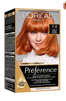 Уценка! Стойкая краска для волос LOreal Paris Preference 7.4, 174 мл