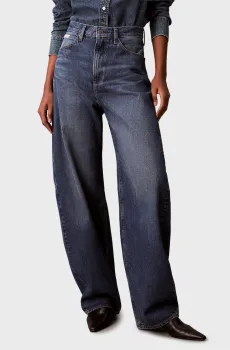 Женские синие джинсы THE EXTREME BARREL JEAN MIDNIGHT Синий 25-RG Calvin Klein Jeans LV047E737G