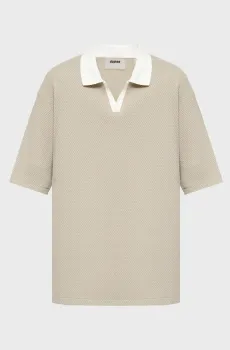 Мужское бежевое поло Бежевый S Guess Z6GP05.K3208;G9I0