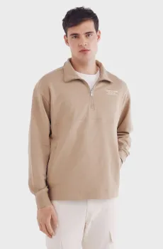 Мужская бежевая спортивная кофта Бежевый L SPRINGFIELD 99584