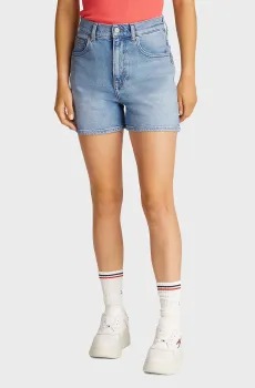 Женские голубые джинсовые шорты MOM SHORT BI0112 Голубой 30 Tommy Jeans DW0DW20091