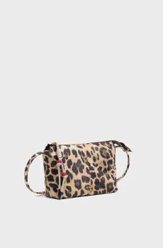 Женская бежевая сумка с узором Бежевый ONESIZE Bimba Y Lola 261BBK861.10100