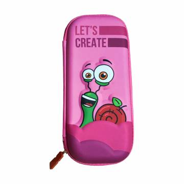 Пенал Bob Snail с 3D элементами, розовый, 21*9 см Пенал Bob Snail с 3D элементами, розовый, 21*9 см