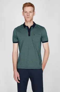 Мужское поло с узором Разноцветный S Pierre Cardin PC.-C5 21224.2093