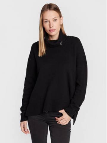 Liu Jo Гольф WF2265 MA72L Чорний Regular Fit Liu Jo Гольф WF2265 MA72L Чорний Regular Fit