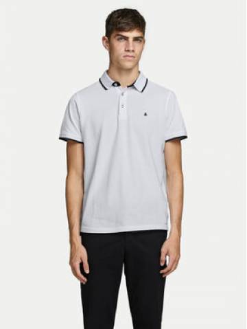 Jack&Jones Поло Paulos 12136668 Білий Slim Fit Jack&Jones Поло Paulos 12136668 Білий Slim Fit