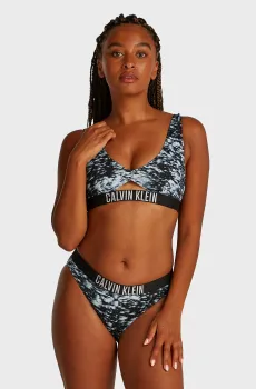 Женские трусики от купальника с узором BIKINI Разноцветный XS Calvin Klein KW0KW02856