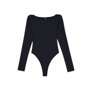 Cropp - Боді з довгим рукавом - чорний Cropp - Боді з довгим рукавом - чорний