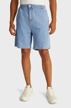 Мужские голубые джинсовые шорты PULL ON RELAXED Голубой 33 Calvin Klein Jeans J30J327506