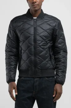 Мужской черный бомбер Черный M Replay M8400 .000.85008