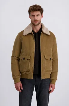 Мужская горчичная вельветовая куртка Желтый 48 Pierre Cardin PC.-C8 10215.0119