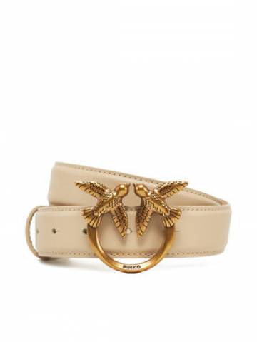PINKO Жіночий ремінь LOVE BERRY H3 100125 A0F1 Бежевий PINKO Жіночий ремінь LOVE BERRY H3 100125 A0F1 Бежевий