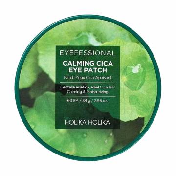 Успокаивающие патчи для кожи вокруг глаз Holika Holika Eyefessional Calming Eye Patch с центеллой, 60 шт Успокаивающие патчи для кожи вокруг глаз Holika Holika Eyefessional Calming Eye Patch с центеллой, 60 шт