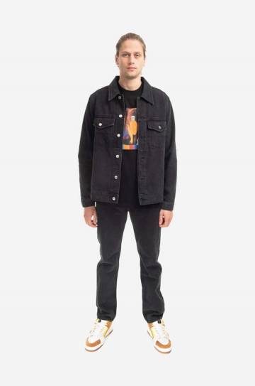 Хлопковые джинсы Wood Wood Sol Rigid Denim Slim Fit 12235803.7051-BLACK Хлопковые джинсы Wood Wood Sol Rigid Denim Slim Fit 12235803.7051-BLACK