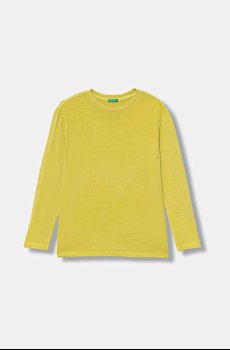 Хлопковый детский лонгслив United Colors of Benetton