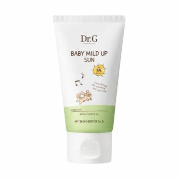 Детский солнцезащитный крем Dr.G Baby Mild Up Sun SPF 35+ PA+++ на физических фильтрах, 60 мл Детский солнцезащитный крем Dr.G Baby Mild Up Sun SPF 35+ PA+++ на физических фильтрах, 60 мл