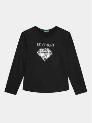 United Colors Of Benetton Блузка 3096C10DS Чорний Regular Fit United Colors Of Benetton Блузка 3096C10DS Чорний Regular Fit