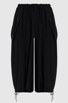 Черные кюлоты с кулисками