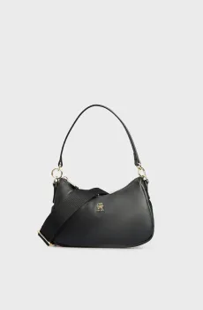 Женская черная сумка POPPY REFORM SHOULDER BAG Черный ONESIZE Tommy Hilfiger AW0AW16476